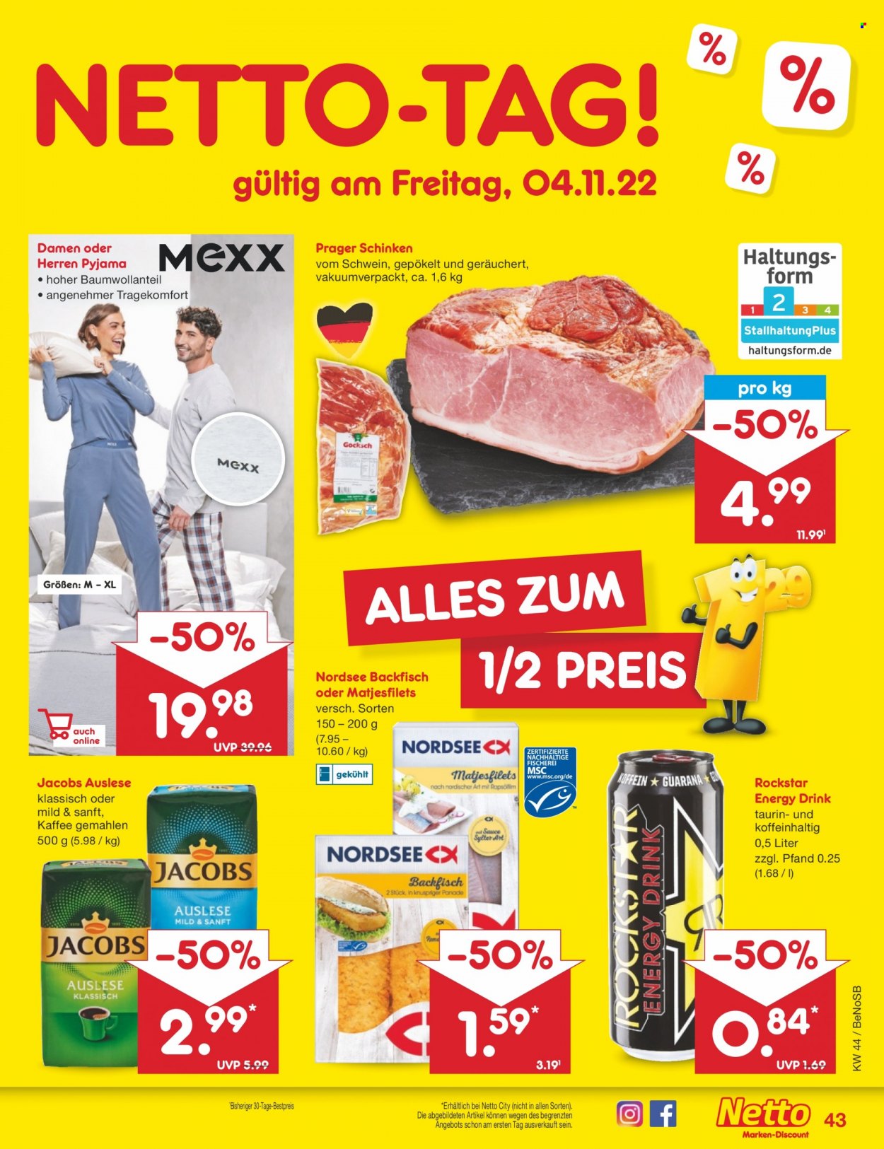 Netto Marken-Discount Prospekte  - 1.11.2022 - 5.11.2022. Seite 43