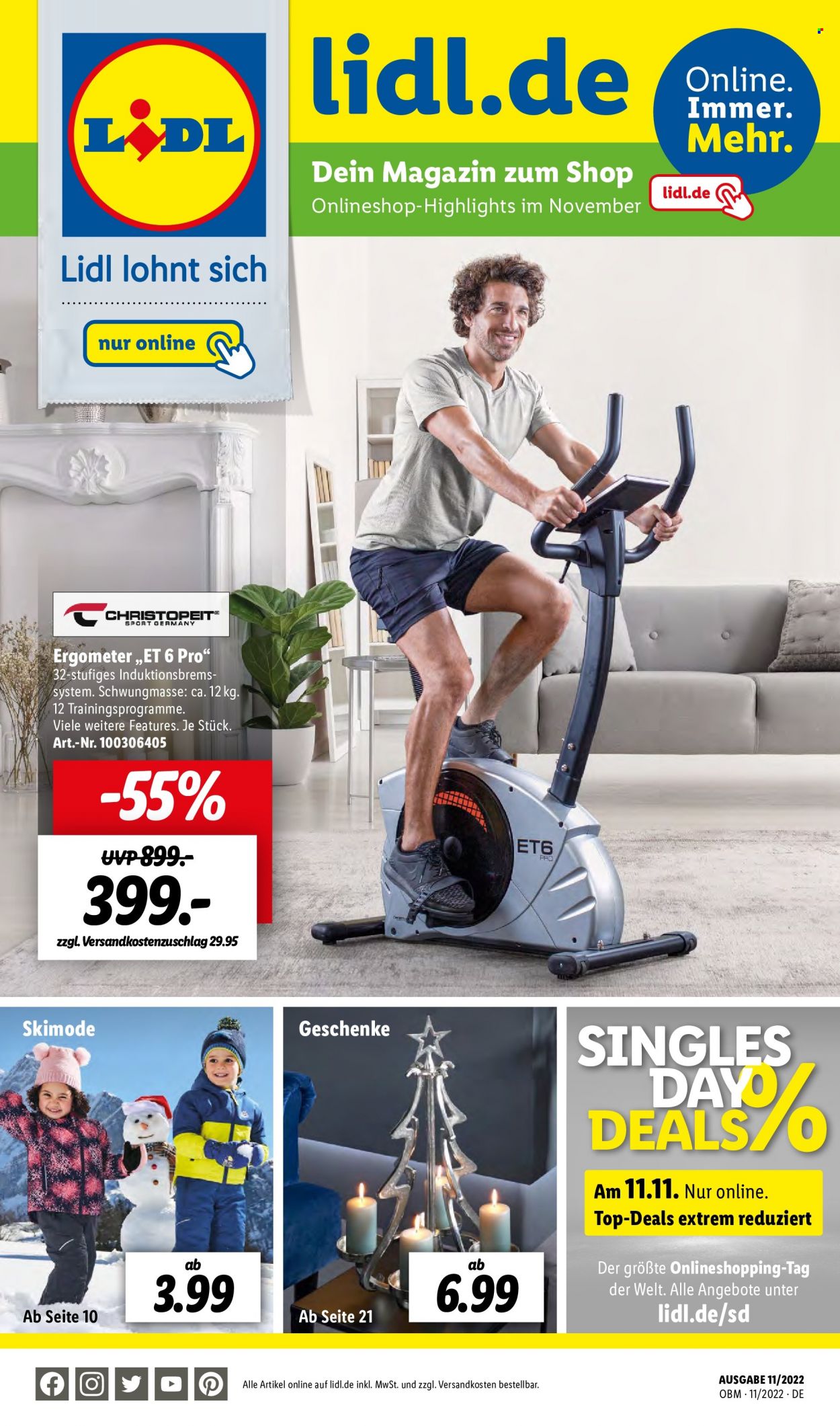 Lidl Prospekte  - 1.11.2022 - 30.11.2022. Seite 1