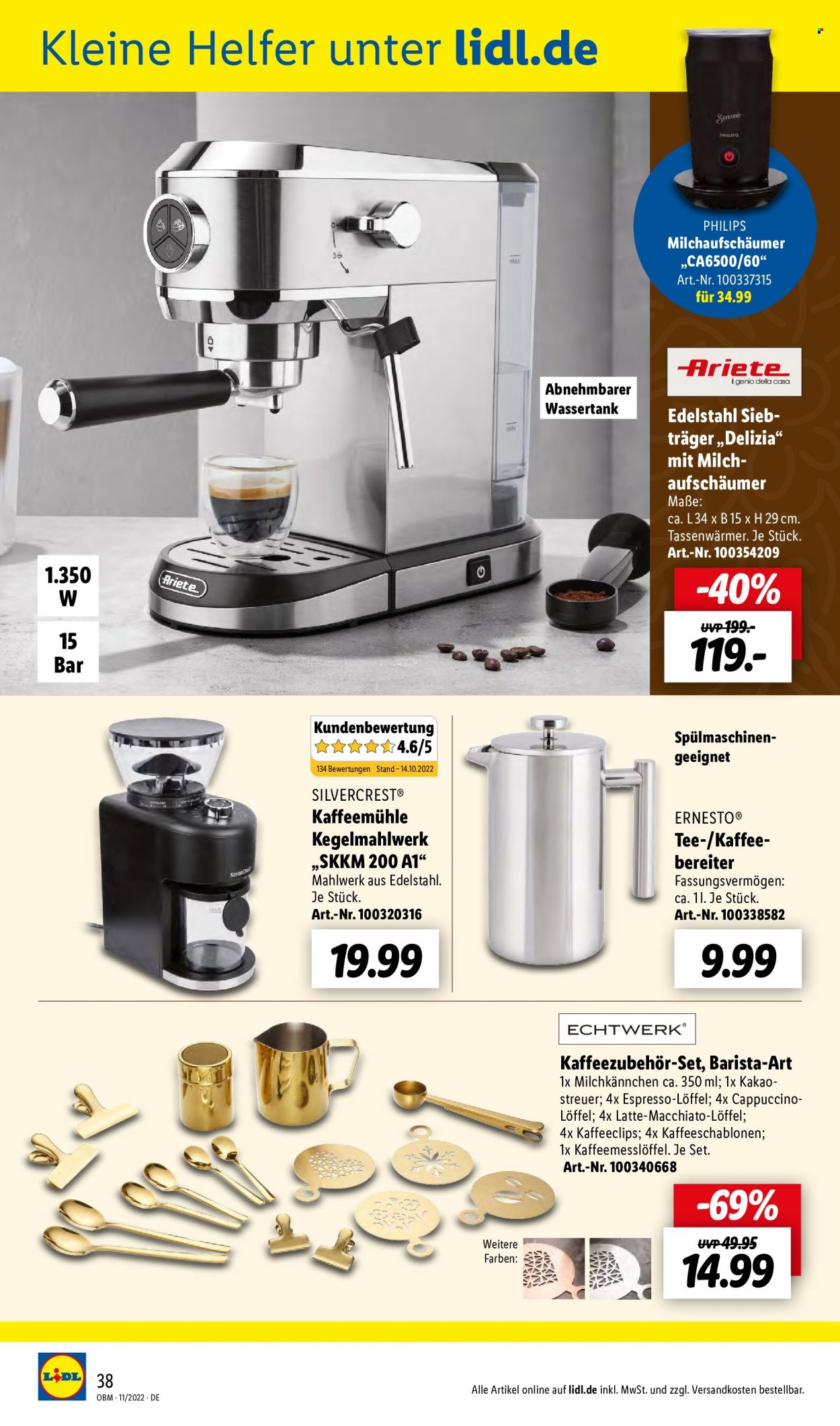Lidl Prospekte  - 1.11.2022 - 30.11.2022. Seite 38