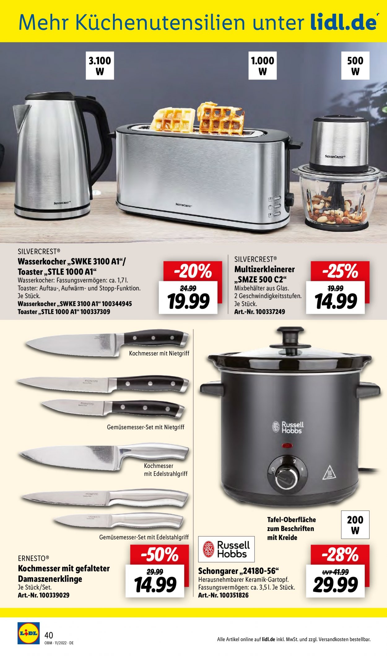 Lidl Prospekte  - 1.11.2022 - 30.11.2022. Seite 40