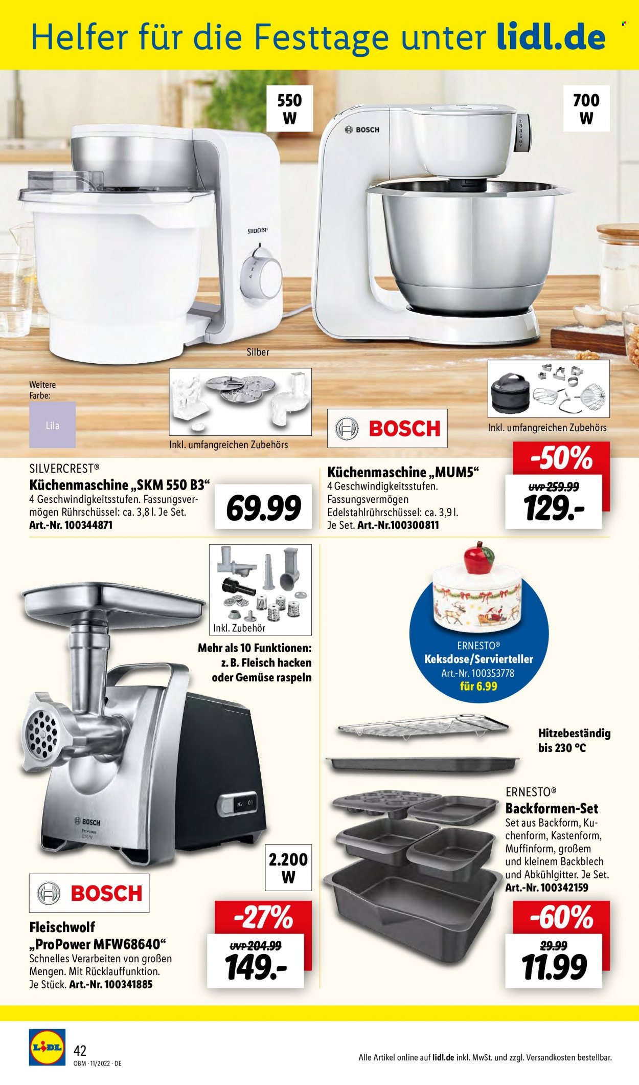 Lidl Prospekte  - 1.11.2022 - 30.11.2022. Seite 42