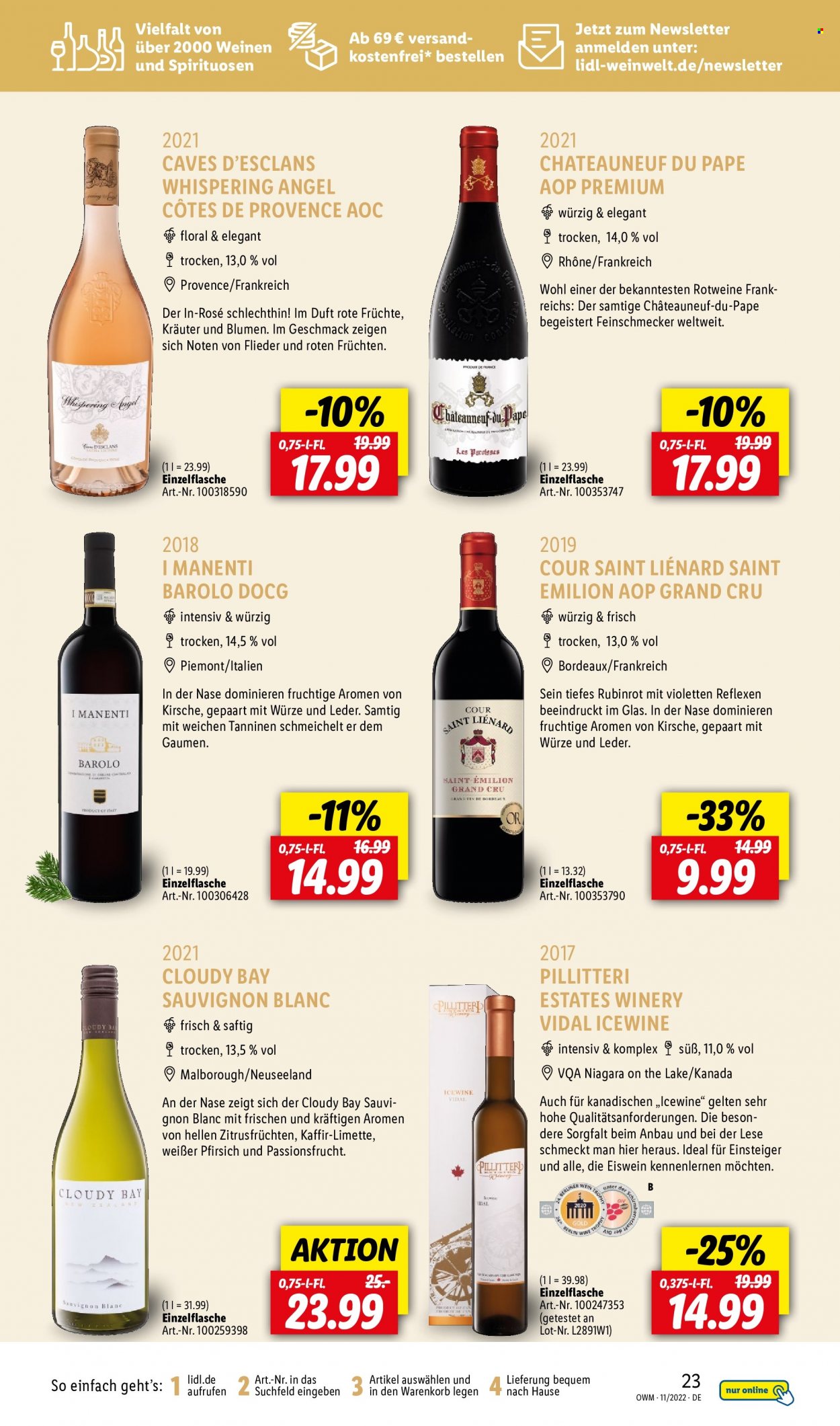 Lidl Prospekte  - 1.11.2022 - 30.11.2022. Seite 23