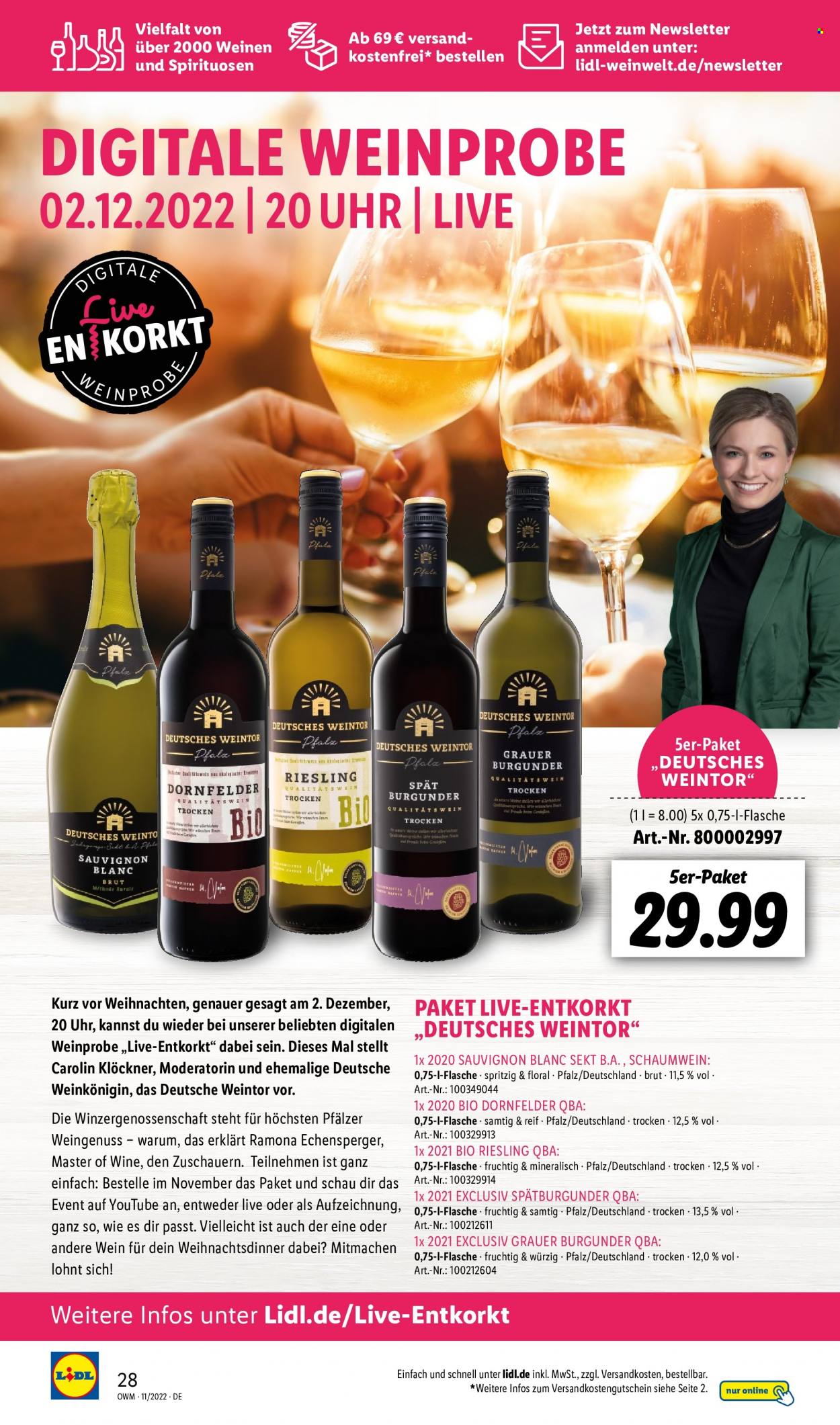 Lidl Prospekte  - 1.11.2022 - 30.11.2022. Seite 28