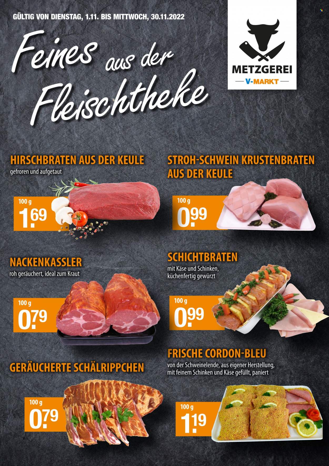 V-Markt Prospekte  - 1.11.2022 - 30.11.2022. Seite 1