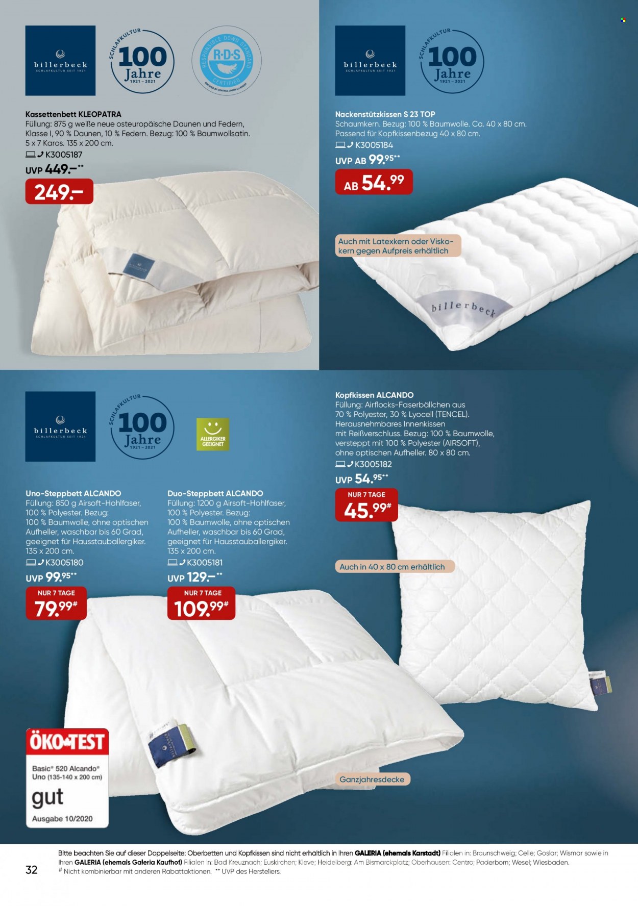 GALERIA Karstadt Kaufhof Prospekte  - 2.11.2022 - 8.11.2022. Seite 32