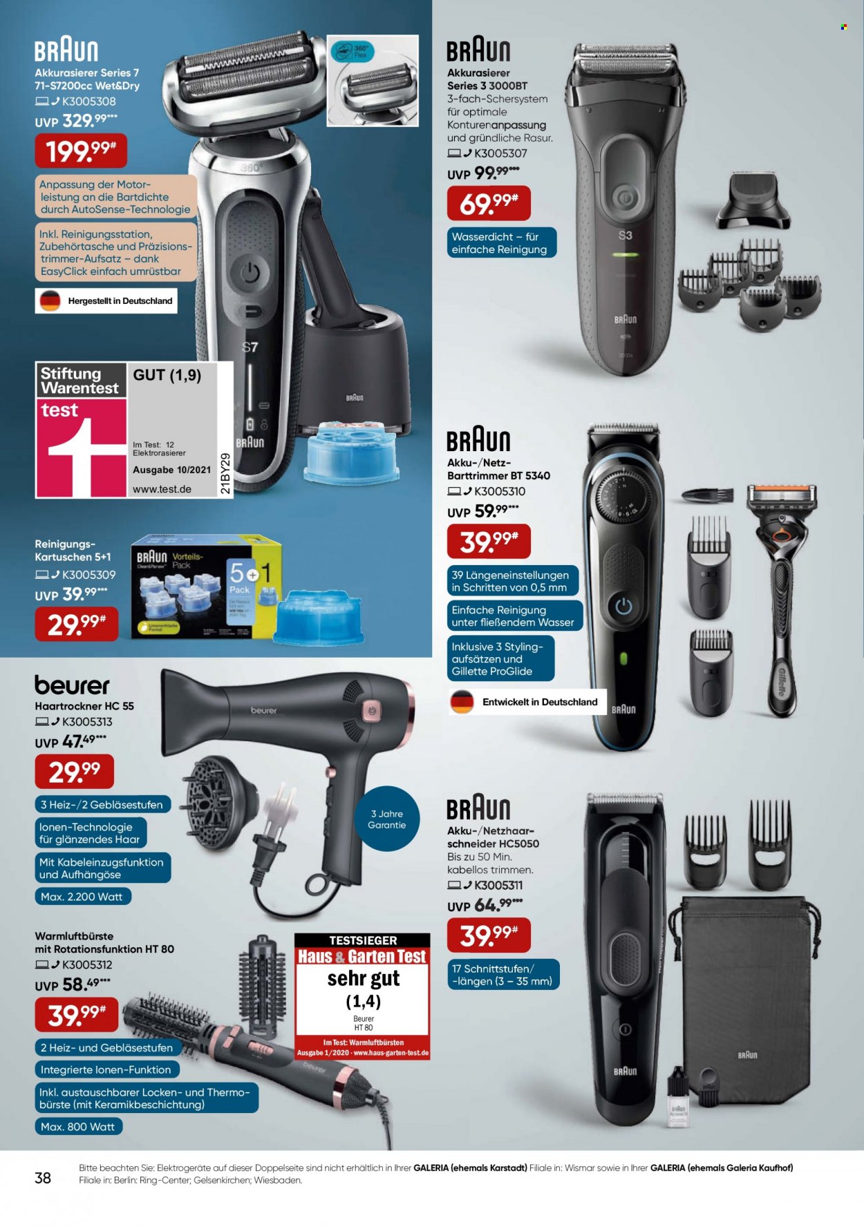 GALERIA Karstadt Kaufhof Prospekte  - 2.11.2022 - 8.11.2022. Seite 38