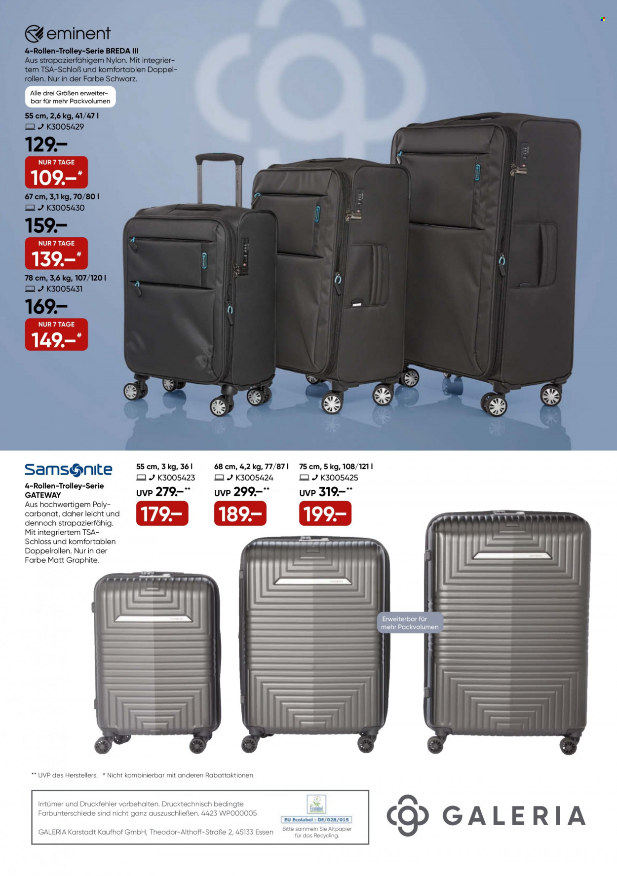 GALERIA Karstadt Kaufhof Prospekte  - 2.11.2022 - 8.11.2022. Seite 48
