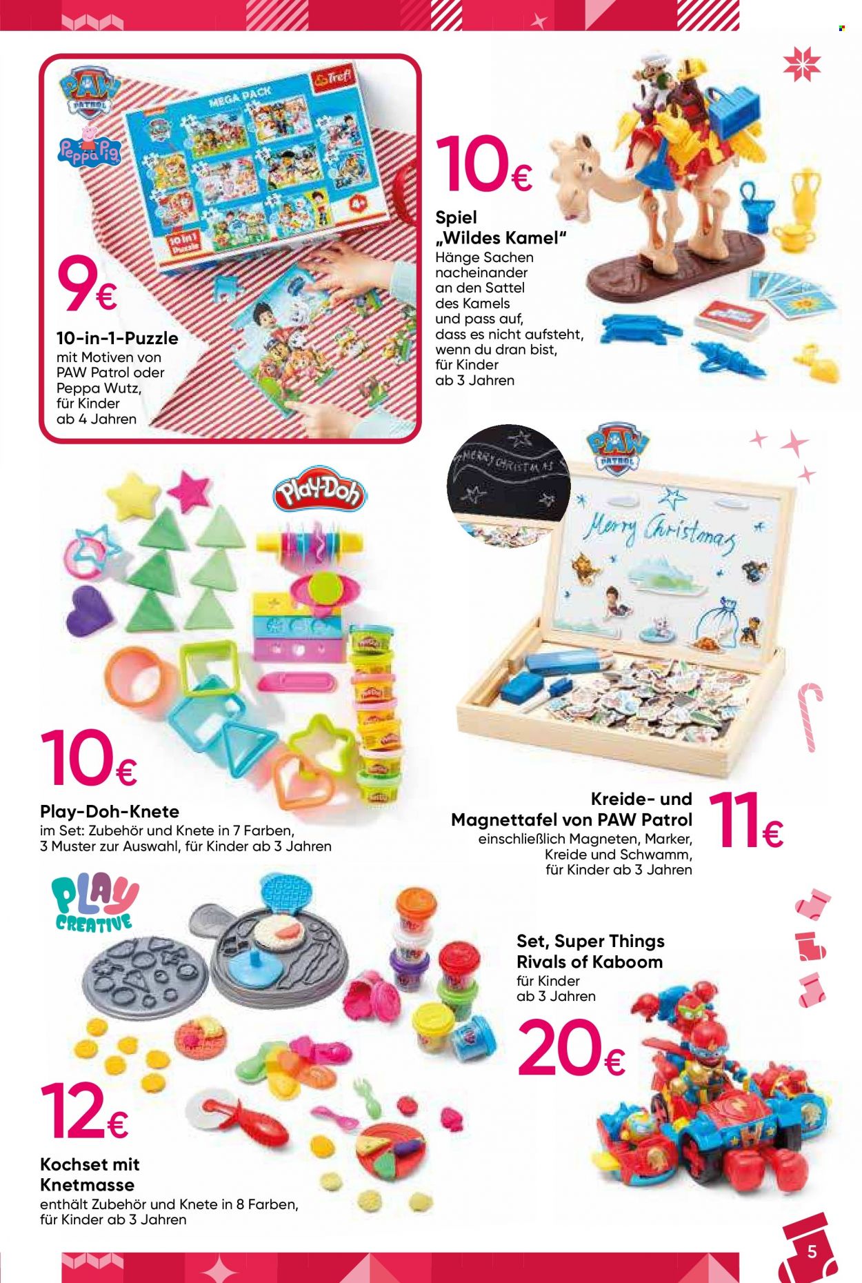 thumbnail - Prospekte Pepco - Produkte in Aktion - Paw Patrol, Kreide, Barbie, Puppe, Puzzle, Play-Doh, Töpfchen. Seite 5.