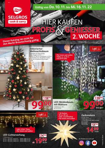 Prospekte Selgros - 10.11.2022 - 16.11.2022.