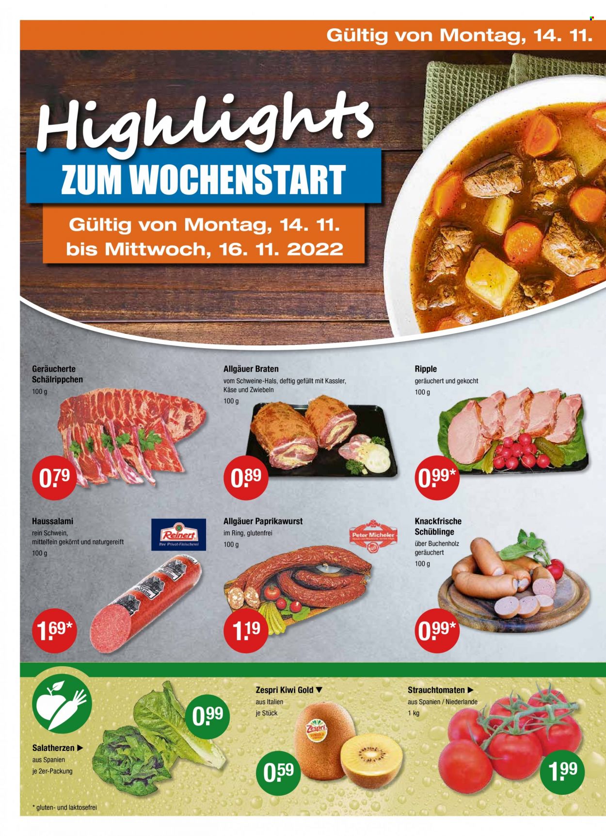 V-Markt Prospekte  - 10.11.2022 - 16.11.2022. Seite 18