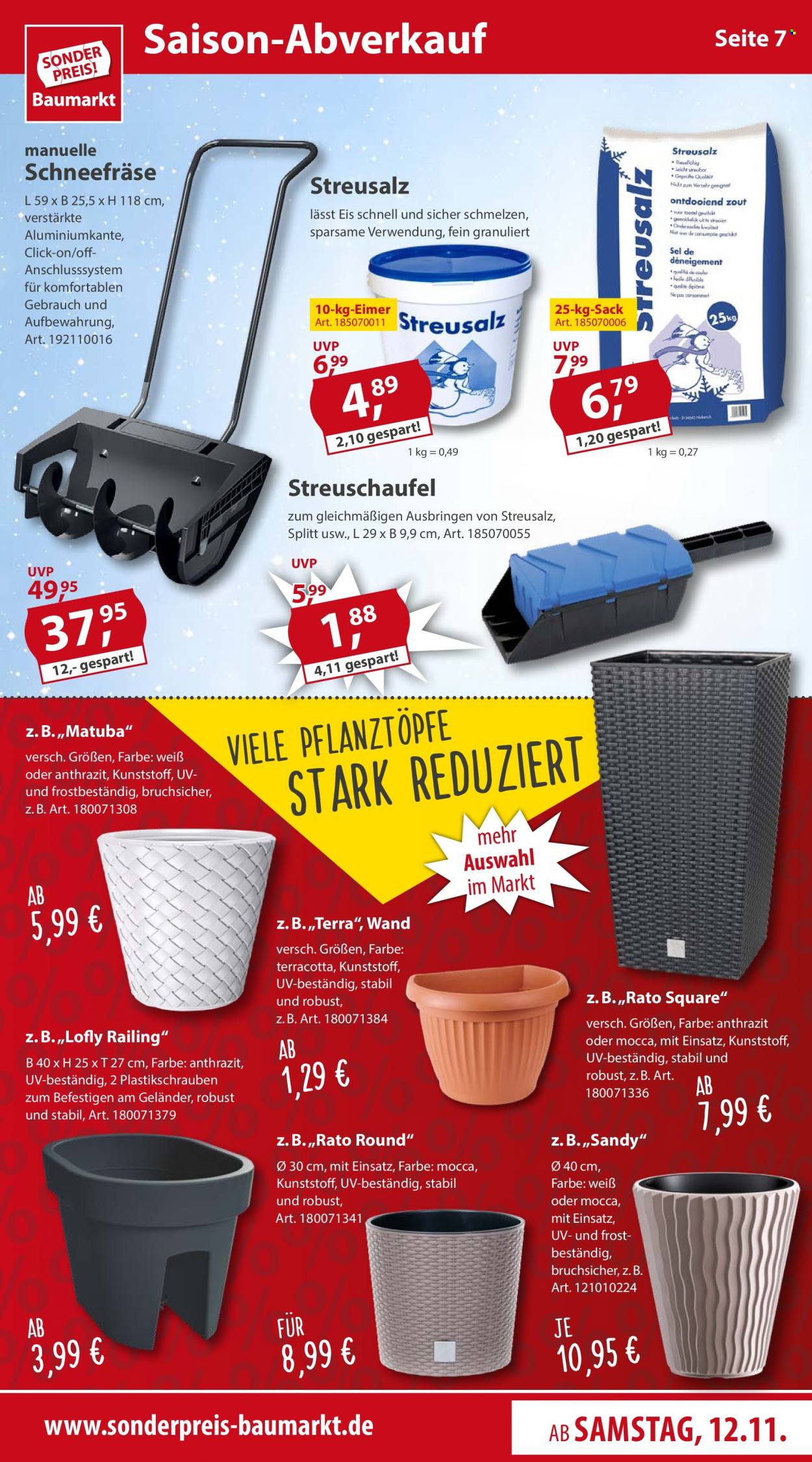 Sonderpreis-Baumarkt Prospekte  - 12.11.2022 - 18.11.2022. Seite 7