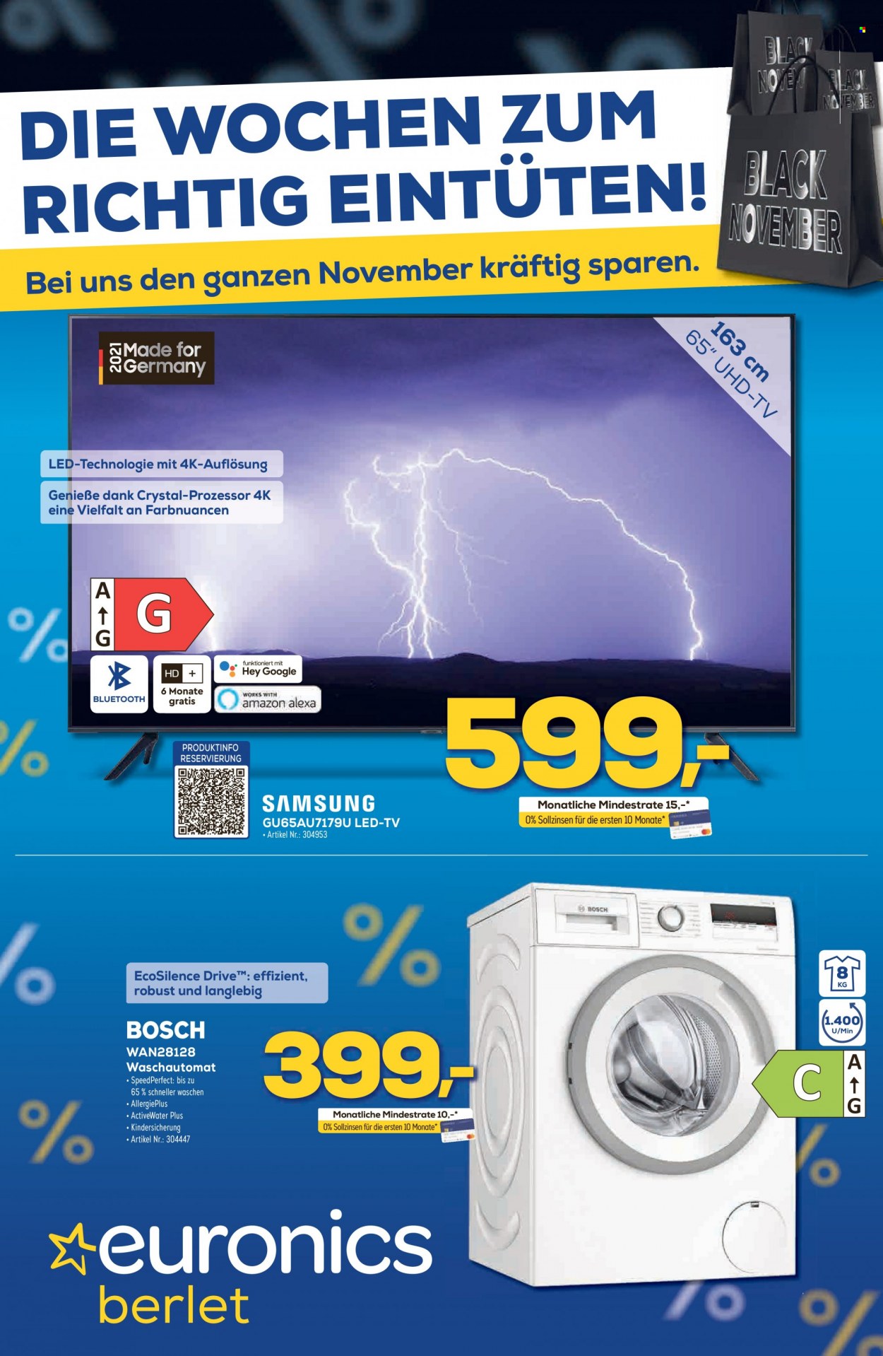 Euronics Prospekte  - 5.11.2022 - 11.11.2022. Seite 1