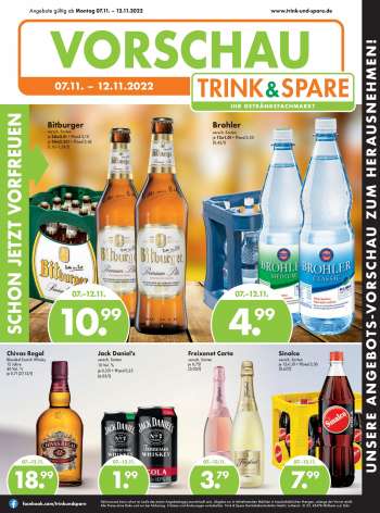 Prospekte Trink & Spare - 7.11.2022 - 12.11.2022.