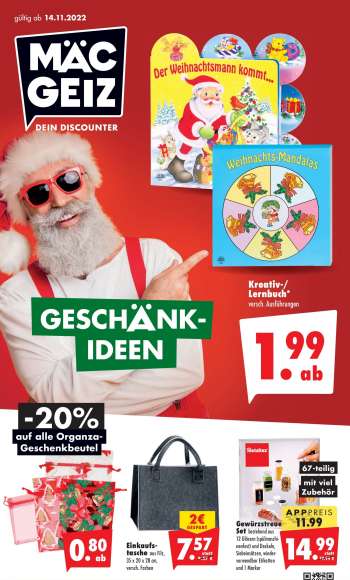 Prospekte Mäc-Geiz - 14.11.2022 - 20.11.2022.