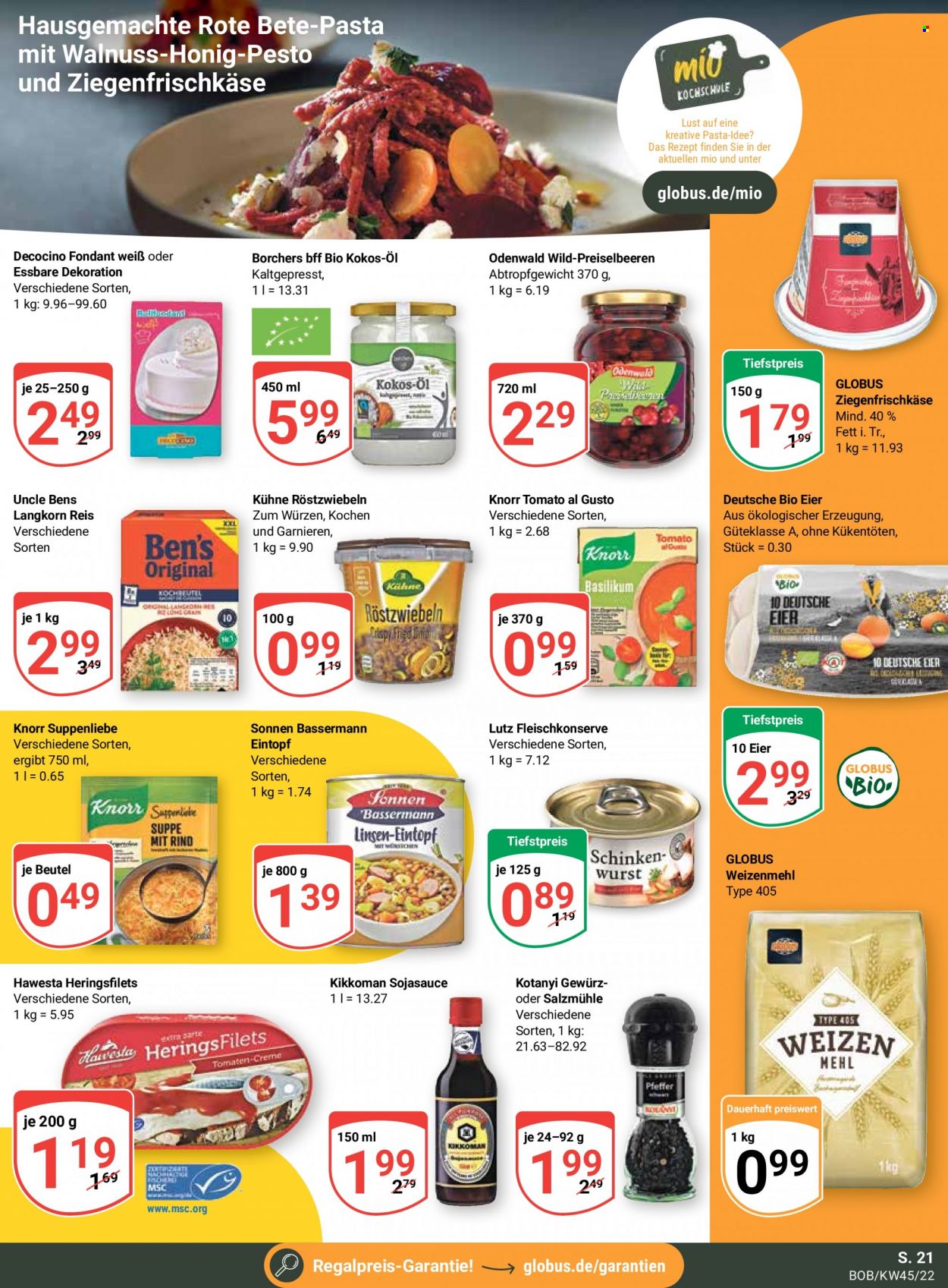 Globus Prospekte  - 7.11.2022 - 12.11.2022. Seite 21