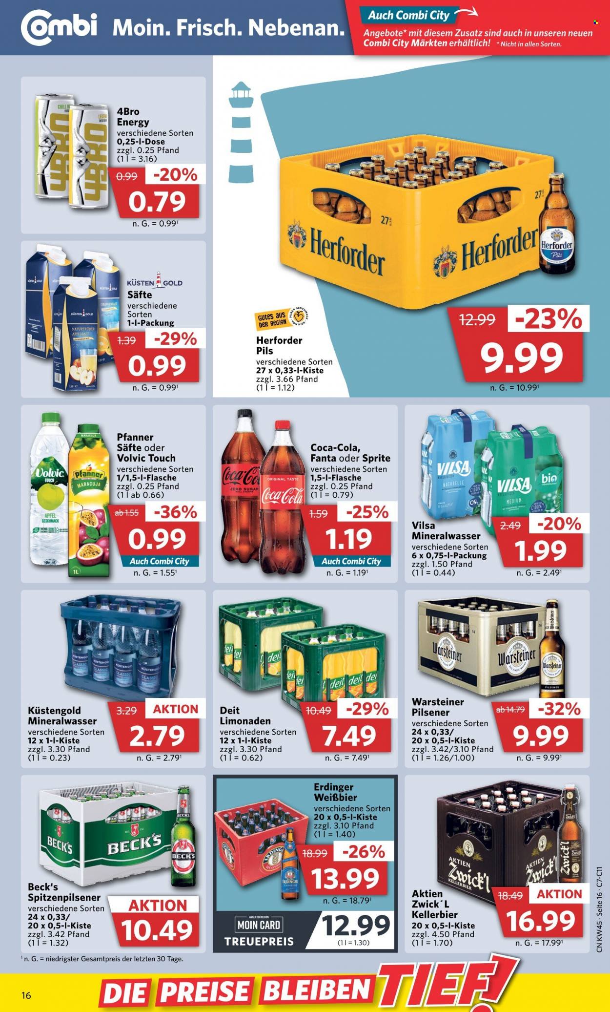 Combi Prospekte  - 7.11.2022 - 12.11.2022. Seite 16