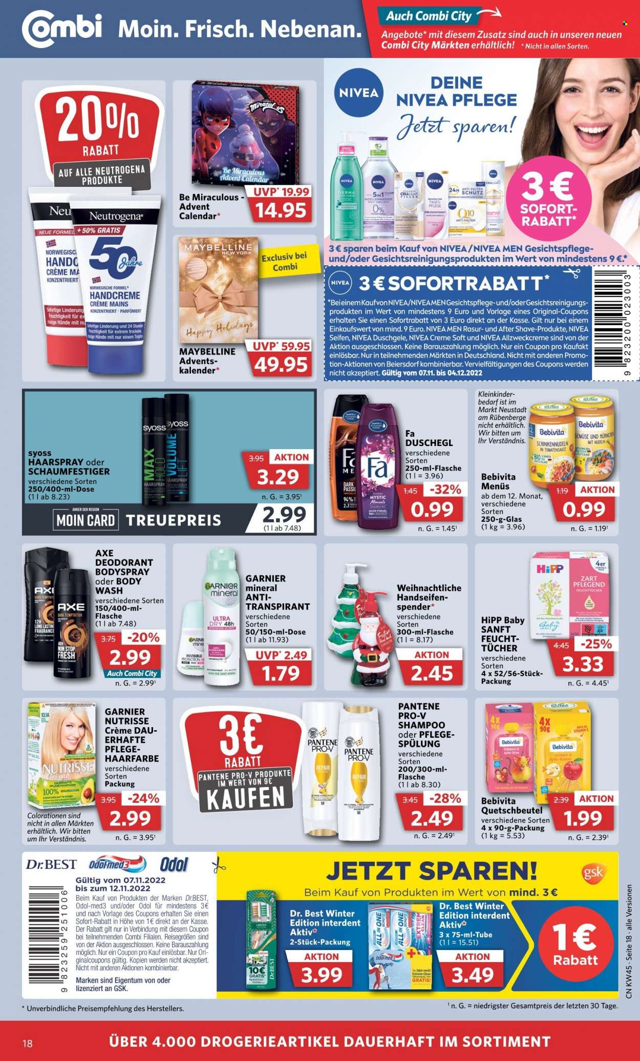 Combi Prospekte  - 7.11.2022 - 12.11.2022. Seite 18
