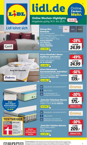 Prospekte Lidl - 14.11.2022 - 20.11.2022.