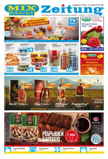 Prospekte Mix Markt - 7.11.2022 - 13.11.2022.