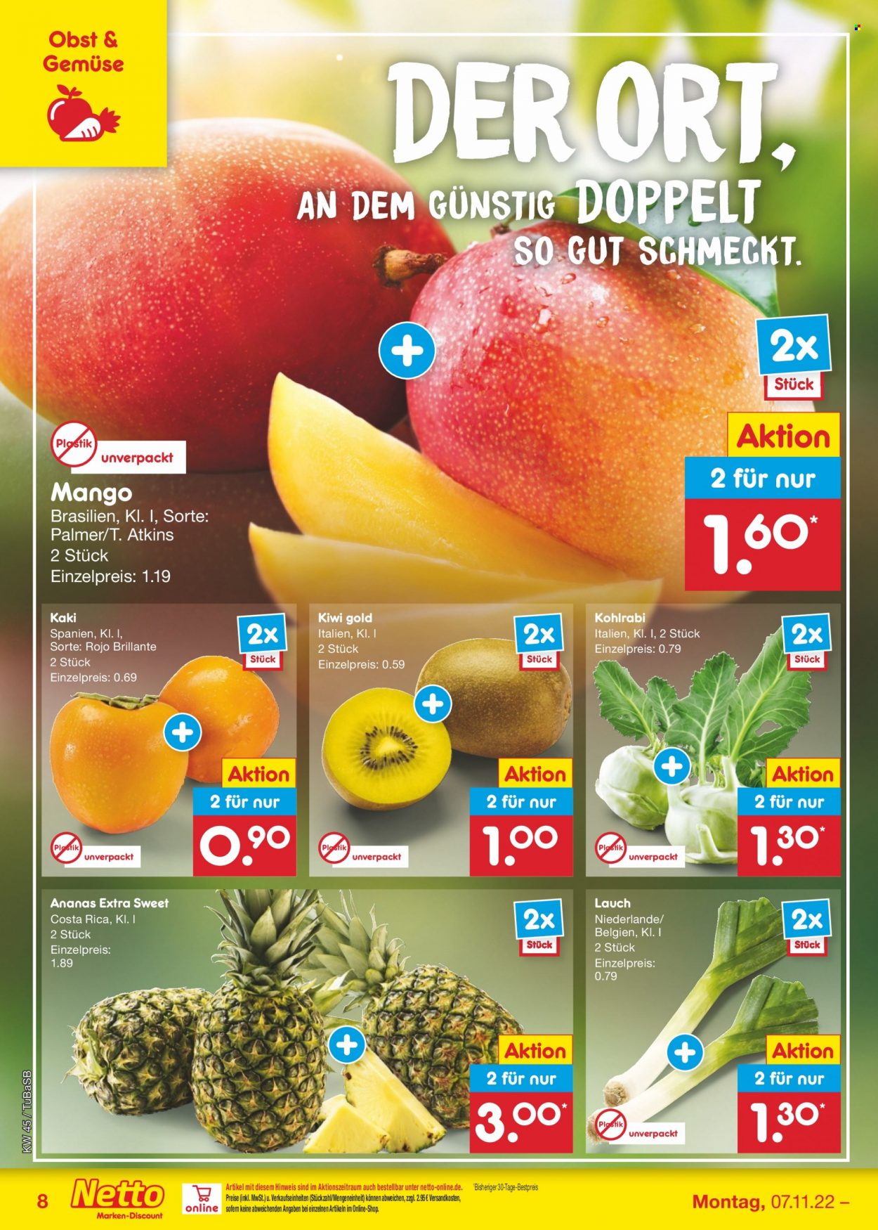 Netto Marken-Discount Prospekte  - 7.11.2022 - 12.11.2022. Seite 8