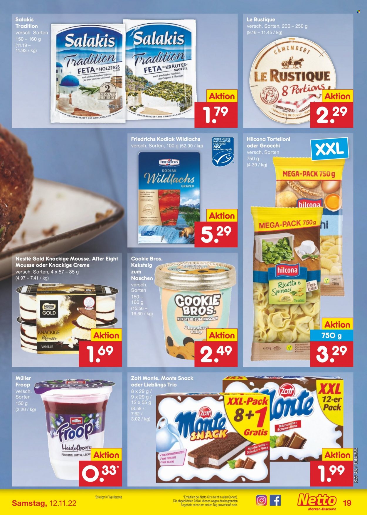 Netto Marken-Discount Prospekte  - 7.11.2022 - 12.11.2022. Seite 19