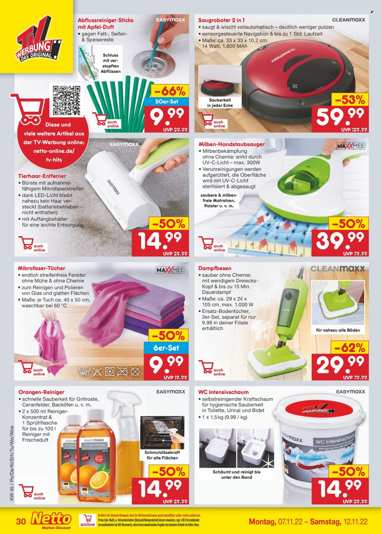 Netto Marken-Discount Prospekte  - 7.11.2022 - 12.11.2022. Seite 30