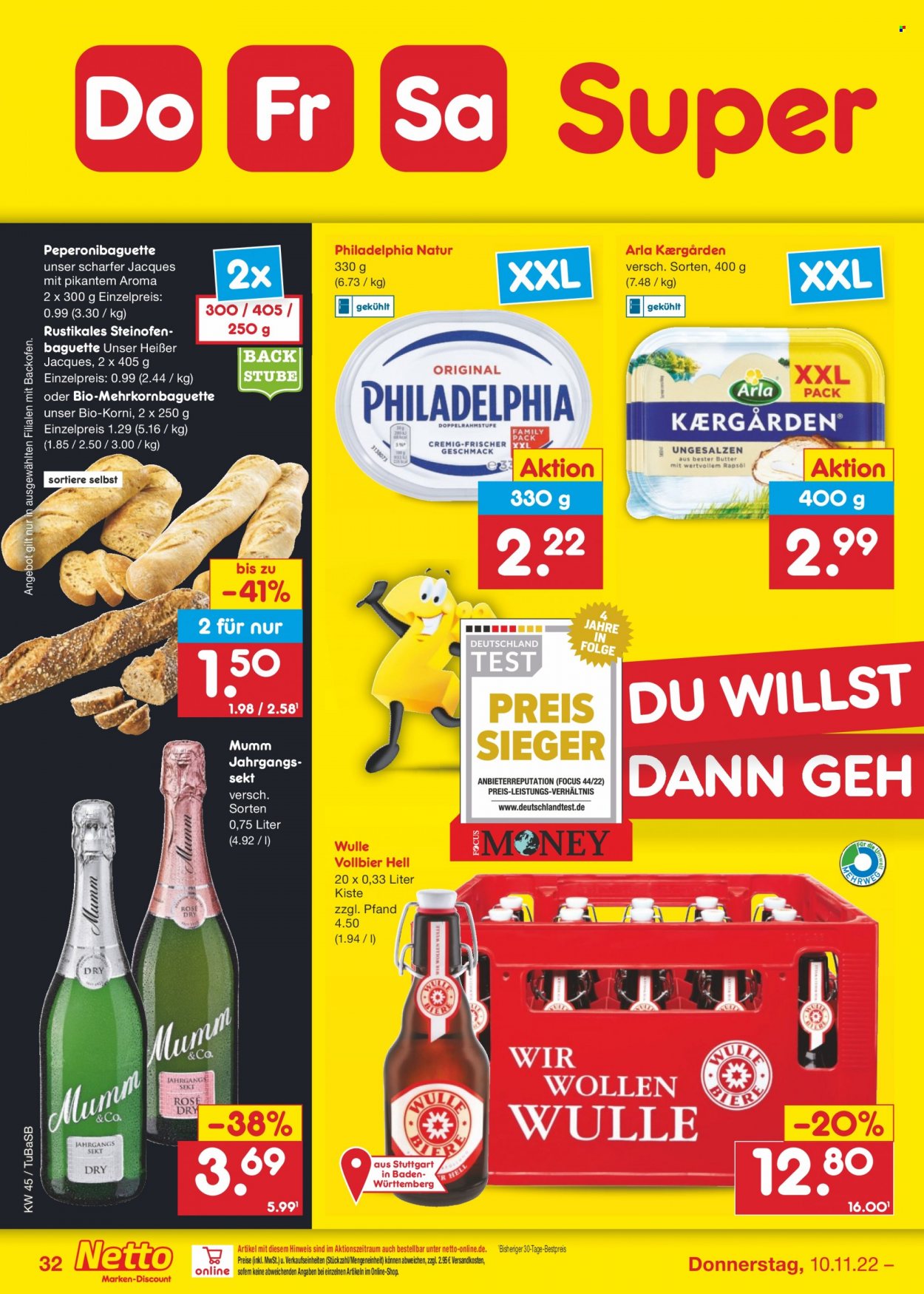 Netto Marken-Discount Prospekte  - 7.11.2022 - 12.11.2022. Seite 32