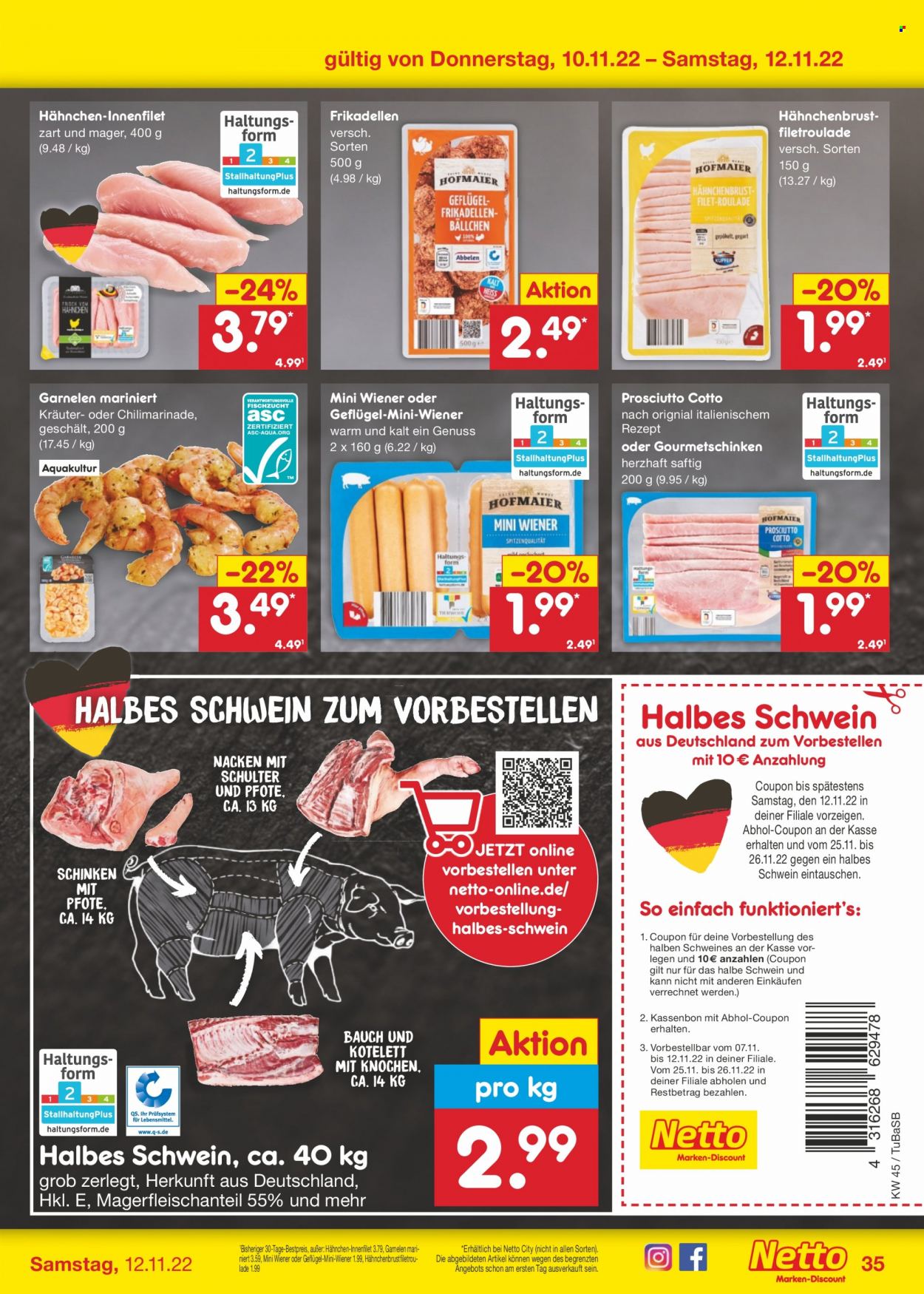 Netto Marken-Discount Prospekte  - 7.11.2022 - 12.11.2022. Seite 35