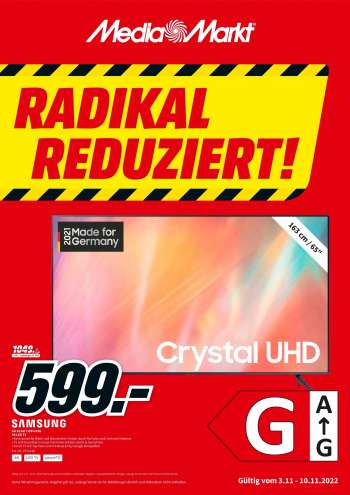 Prospekte MediaMarkt - 3.11.2022 - 10.11.2022.