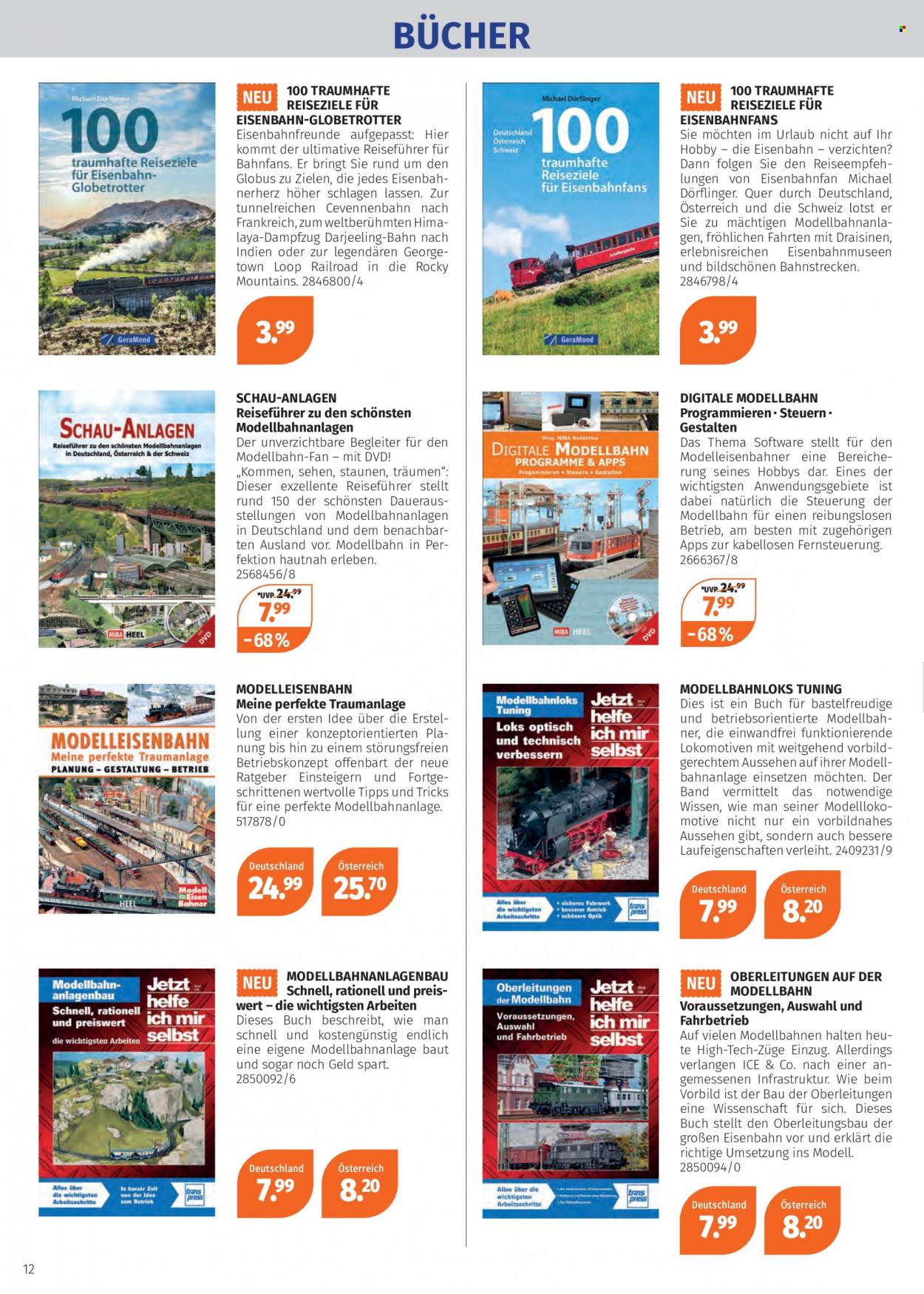 thumbnail - Prospekte Müller - 7.11.2022 - 31.01.2023 - Produkte in Aktion - DVD, Eisenbahn. Seite 12.