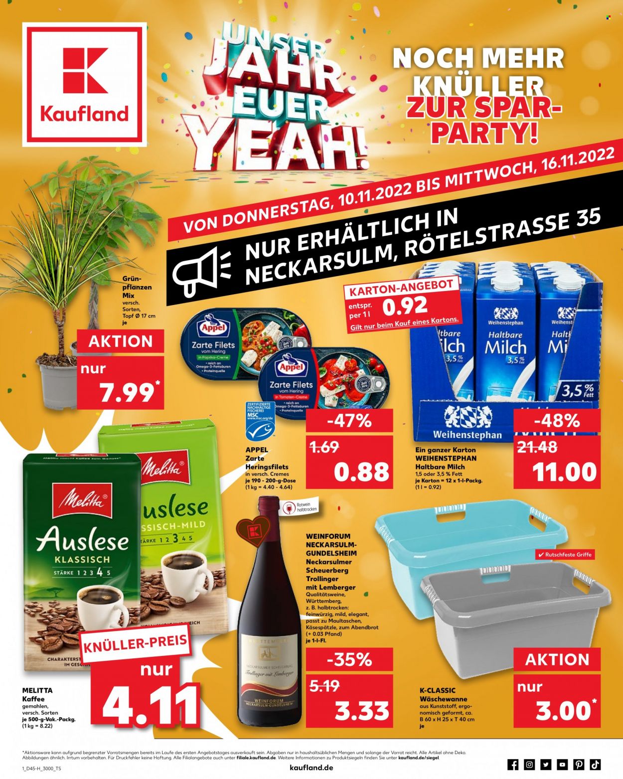 Kaufland Prospekte  - 10.11.2022 - 16.11.2022. Seite 1