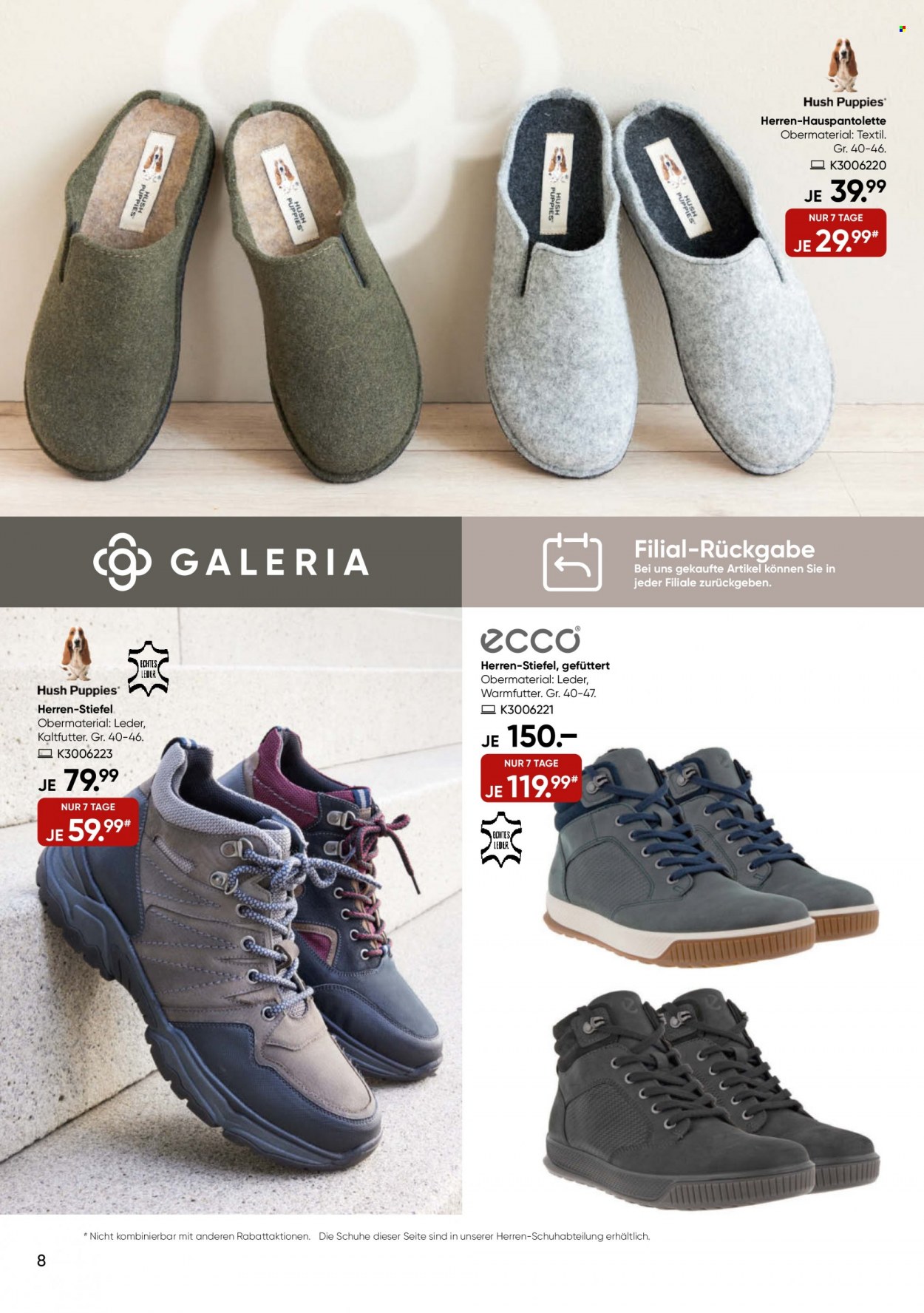 GALERIA Karstadt Kaufhof Prospekte  - 9.11.2022 - 15.11.2022. Seite 8