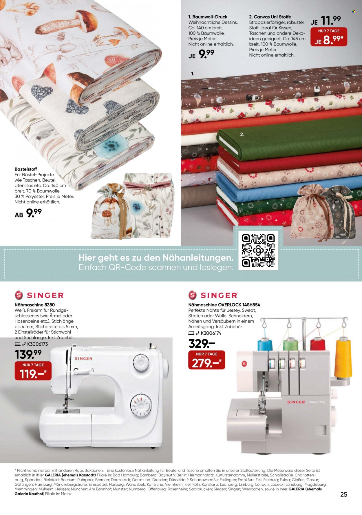 GALERIA Karstadt Kaufhof Prospekte  - 9.11.2022 - 15.11.2022. Seite 25