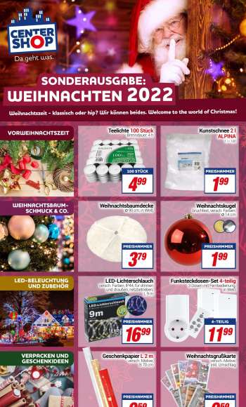 Prospekte CENTERSHOP.