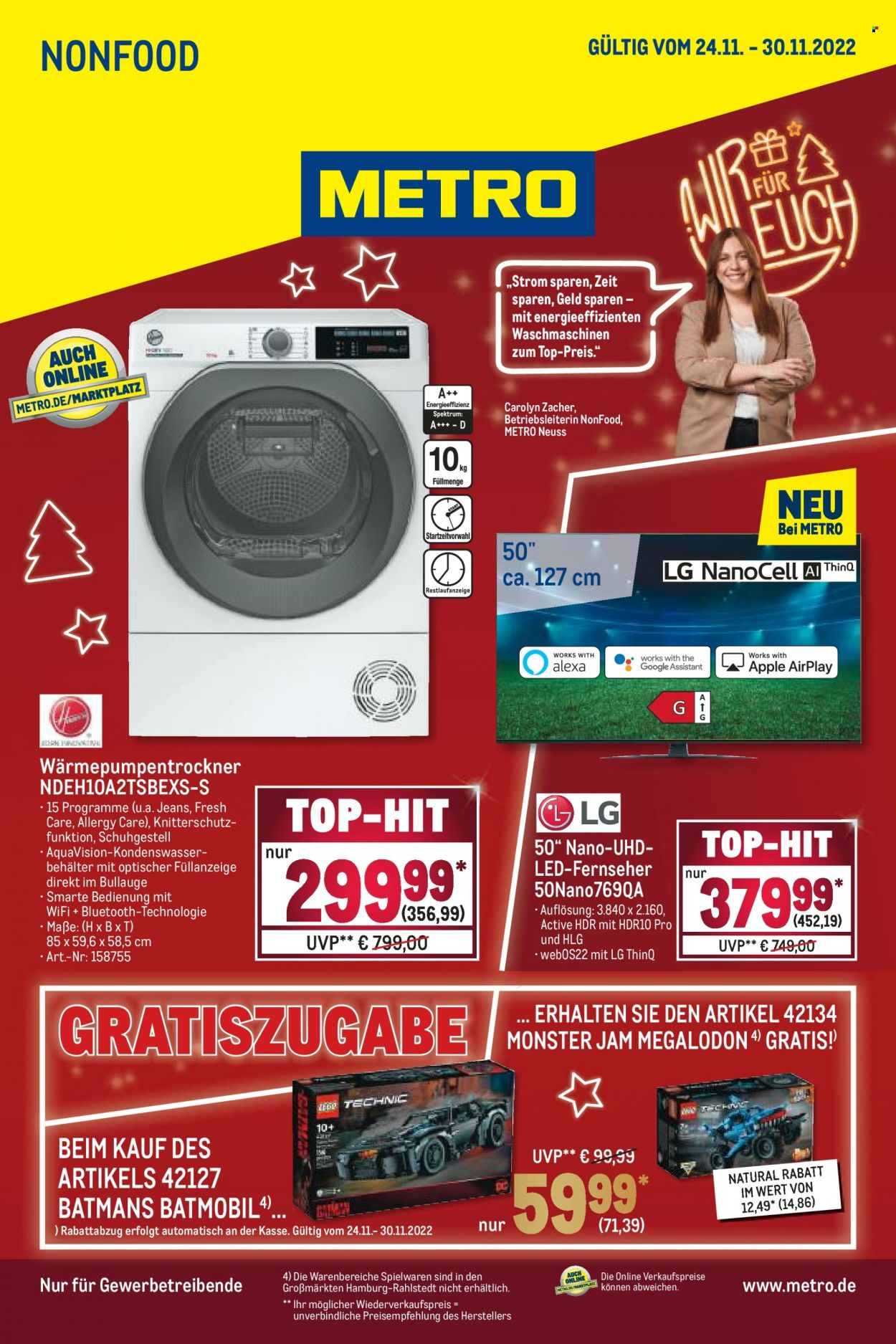 Metro Prospekte  - 24.11.2022 - 30.11.2022. Seite 1