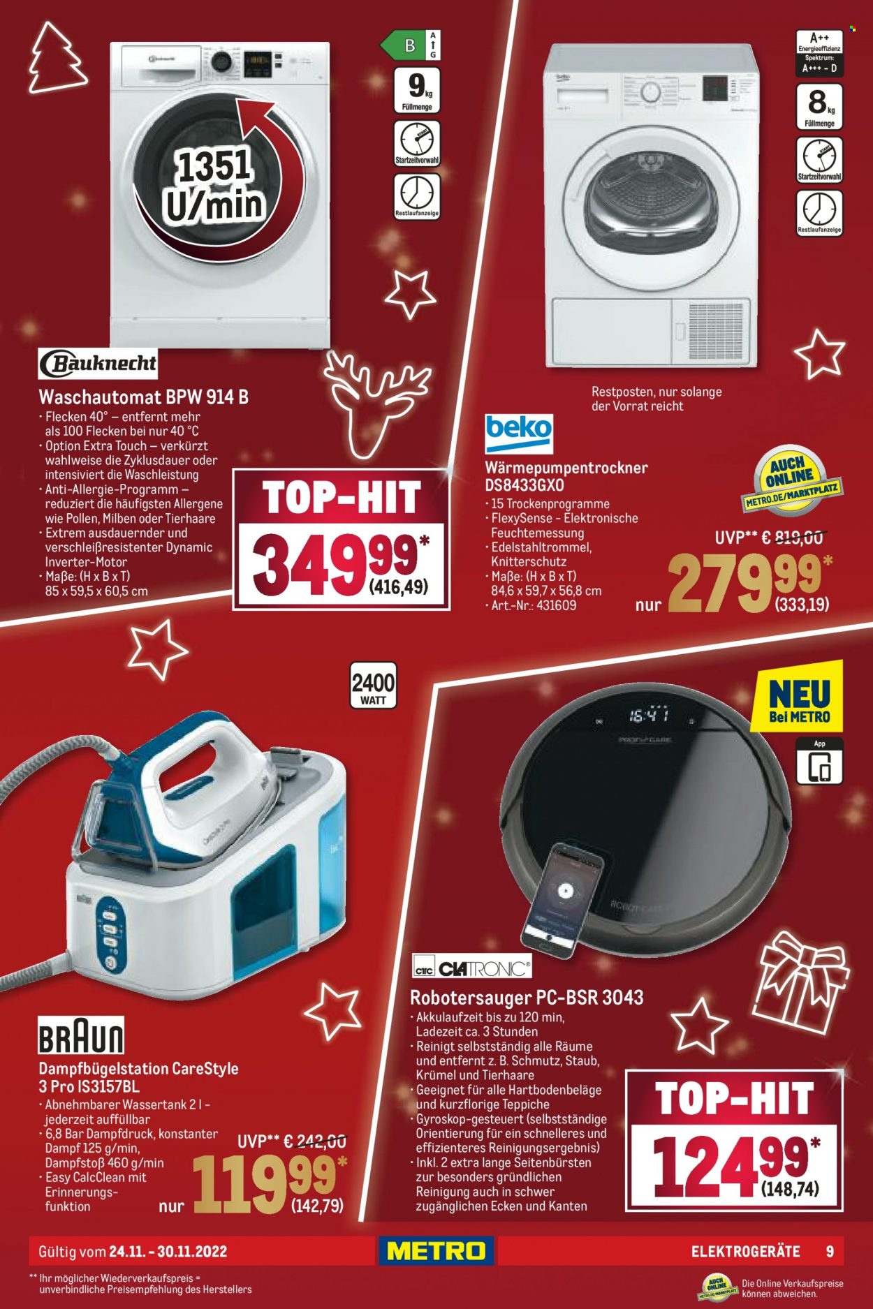 Metro Prospekte  - 24.11.2022 - 30.11.2022. Seite 9