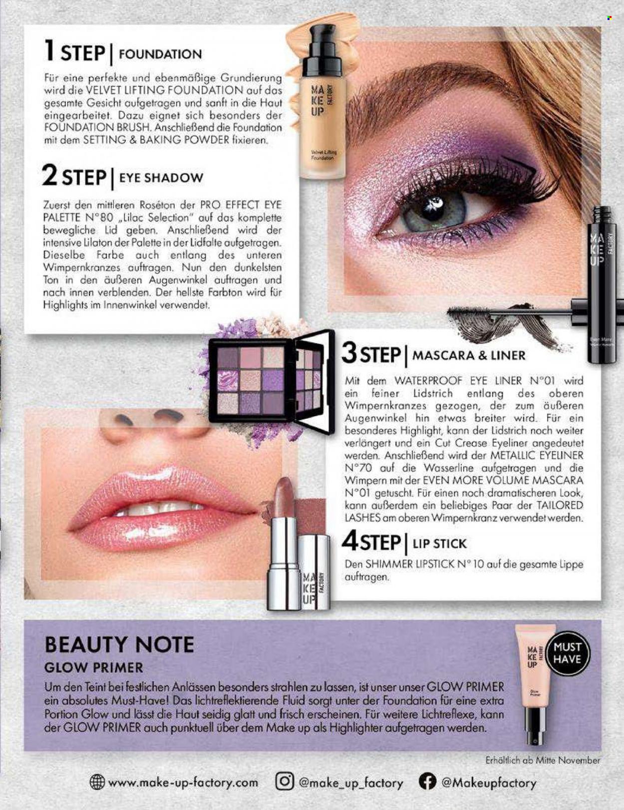 thumbnail - Prospekte Müller - Produkte in Aktion - Effect Energy, Palette, Make-up, Eyeliner, Lipstick, Mascara. Seite 19.