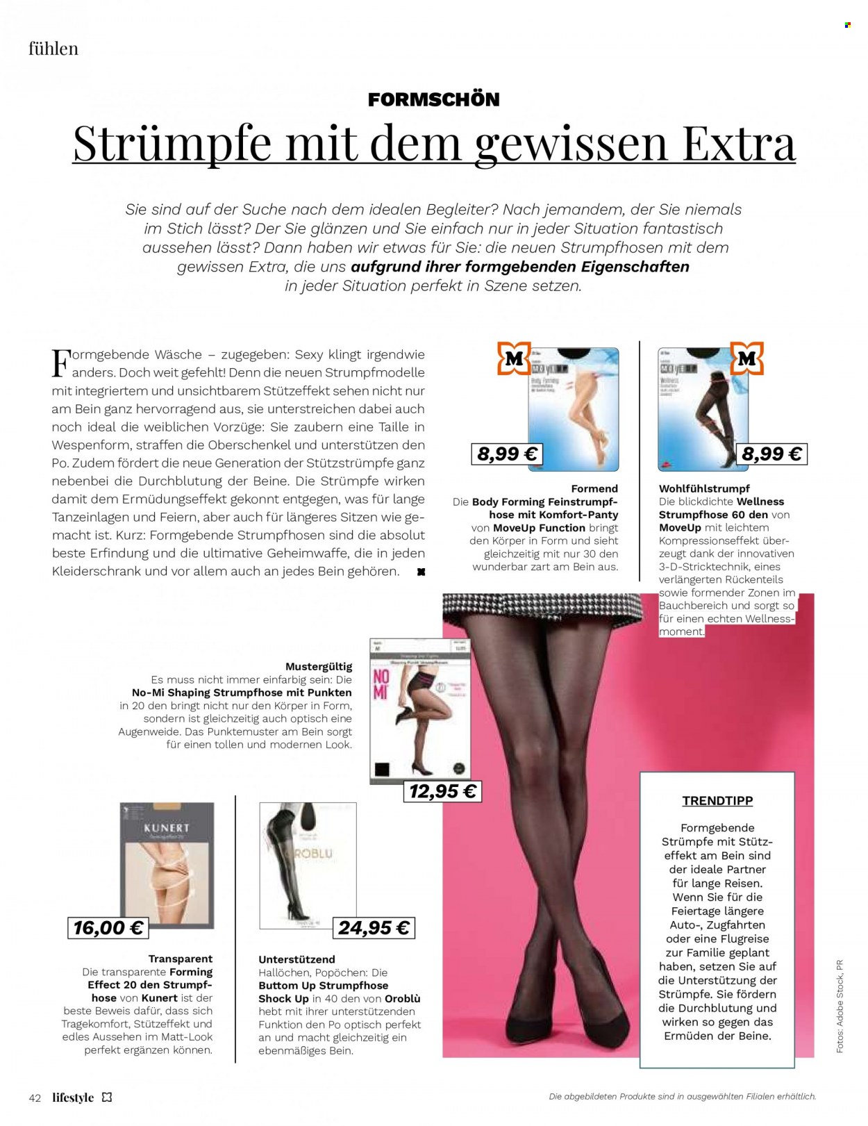 thumbnail - Prospekte Müller - Produkte in Aktion - Body, Strumpfhose. Seite 42.