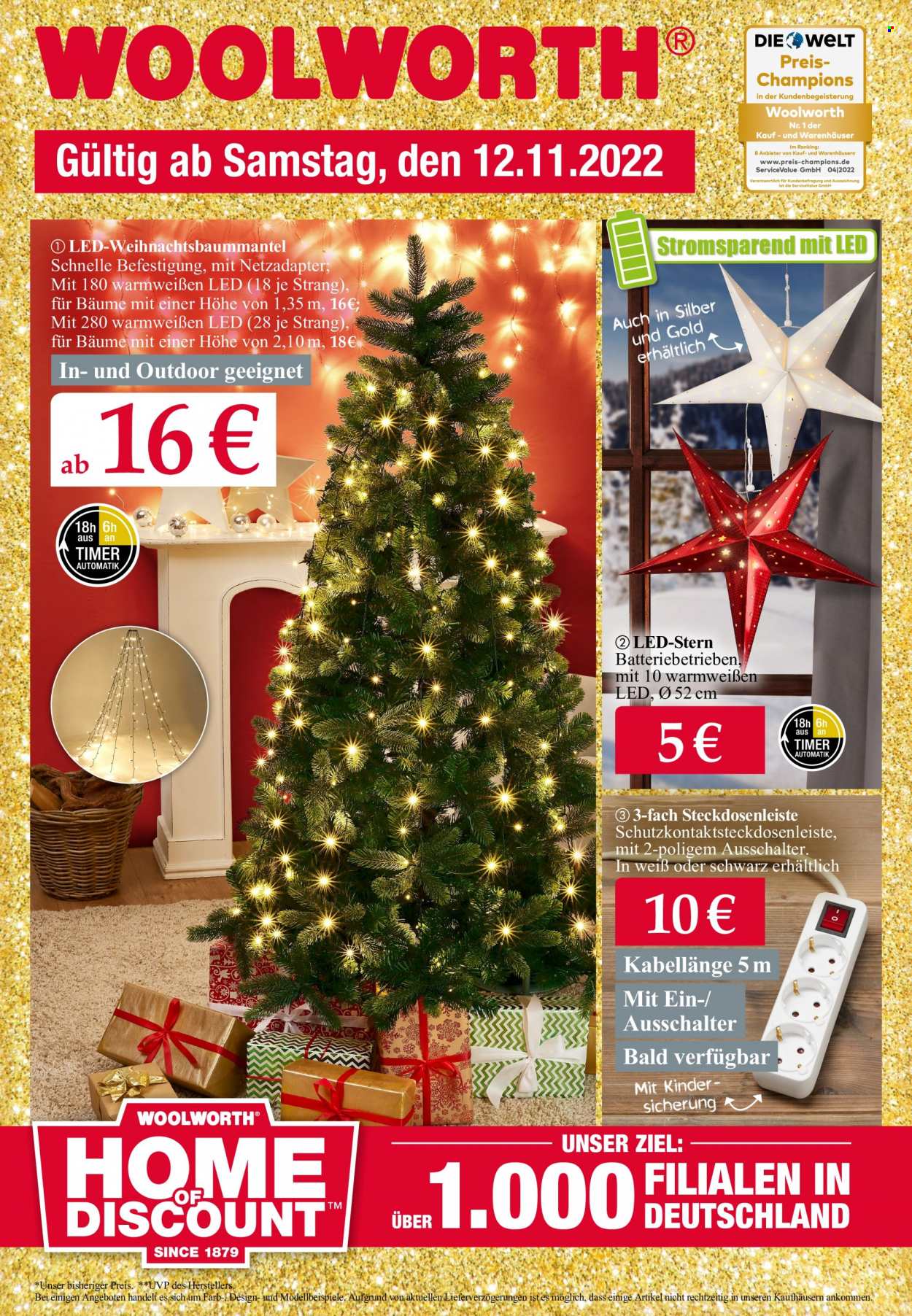 Woolworth Prospekte  - 12.11.2022 - 21.11.2022. Seite 1