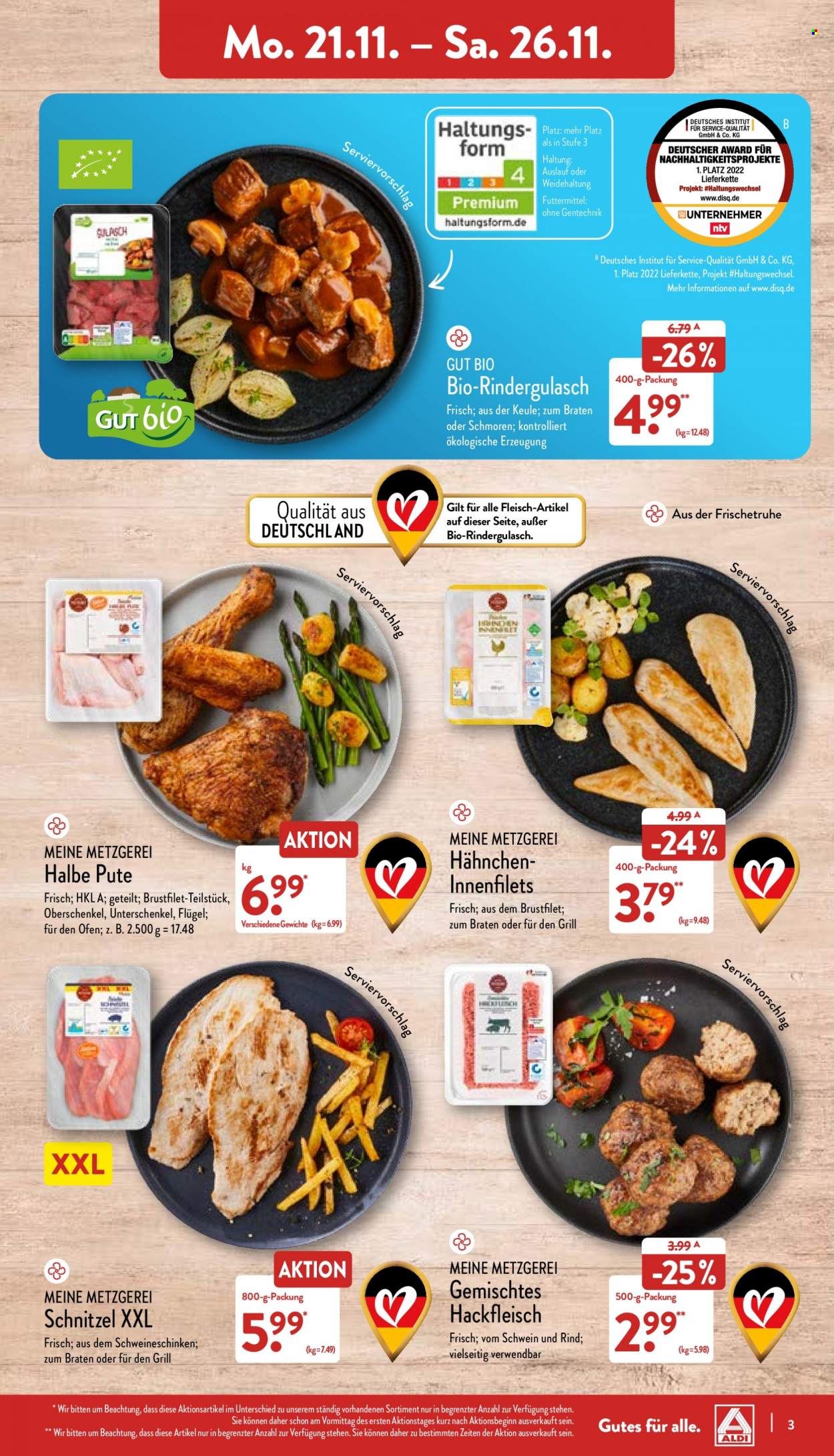 ALDI Nord Prospekte  - 21.11.2022 - 26.11.2022. Seite 3