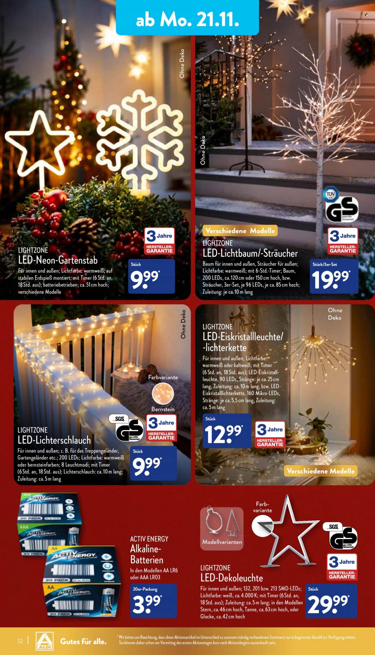 ALDI Nord Prospekte  - 21.11.2022 - 26.11.2022. Seite 12