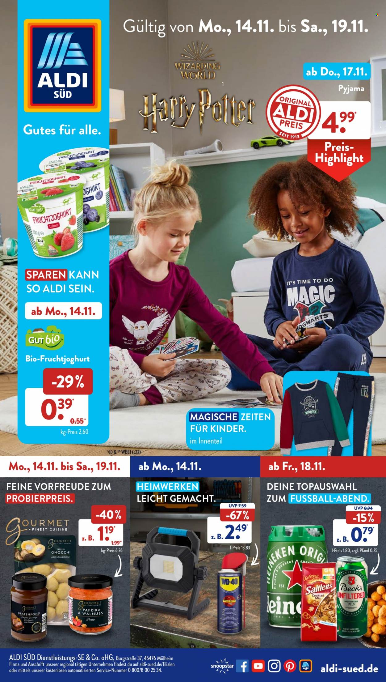 ALDI SÜD Prospekte  - 14.11.2022 - 19.11.2022. Seite 1