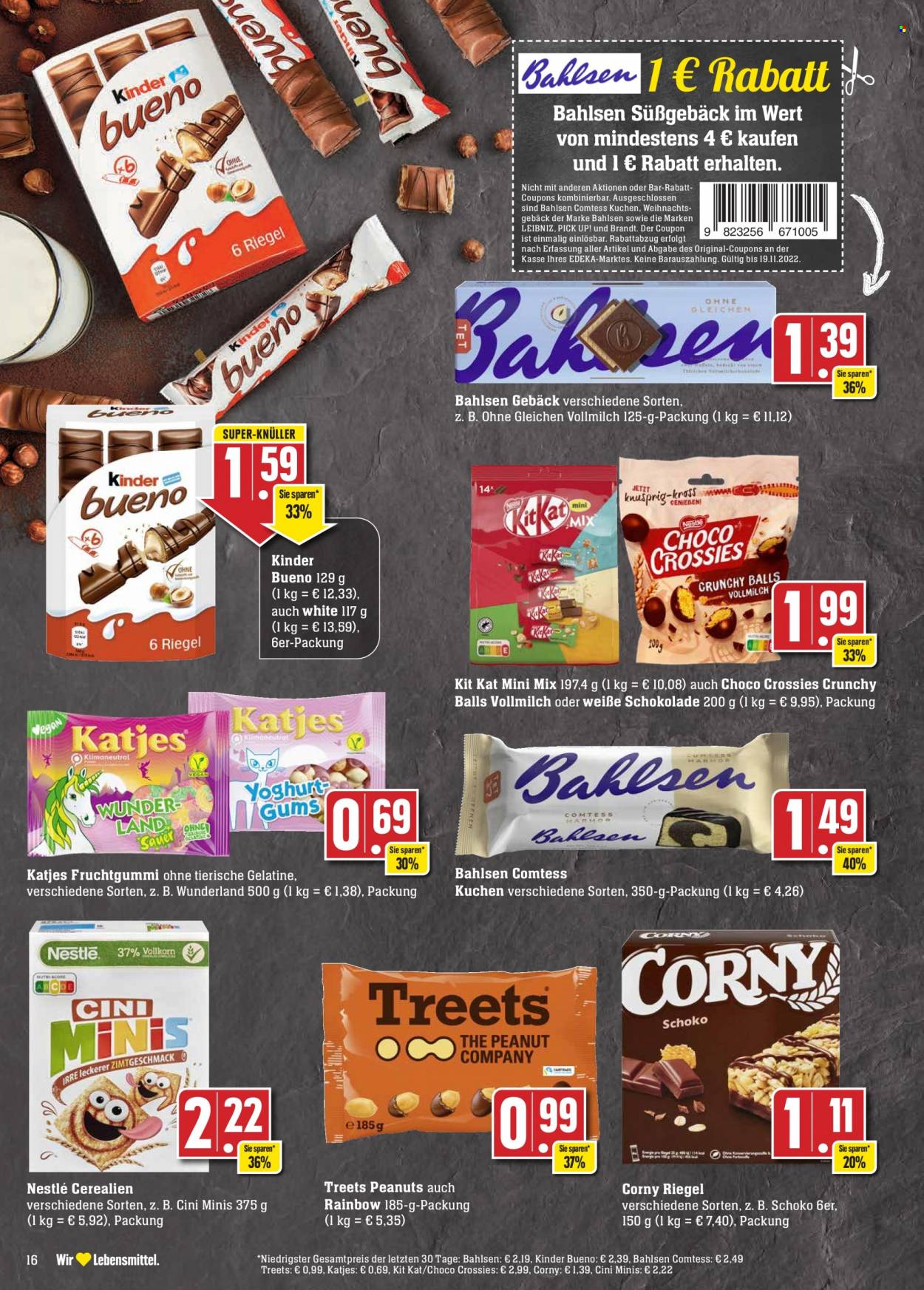 Edeka Prospekte  - 14.11.2022 - 19.11.2022. Seite 16