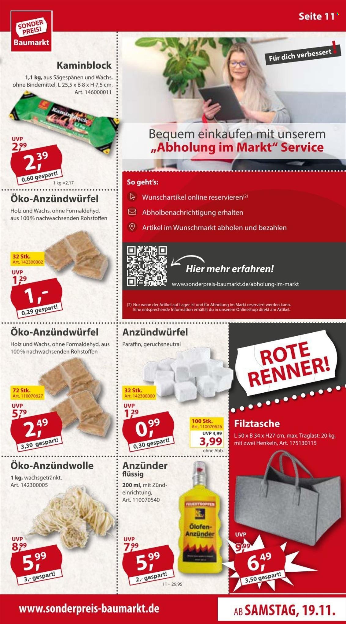 Sonderpreis-Baumarkt Prospekte  - 19.11.2022 - 25.11.2022. Seite 11