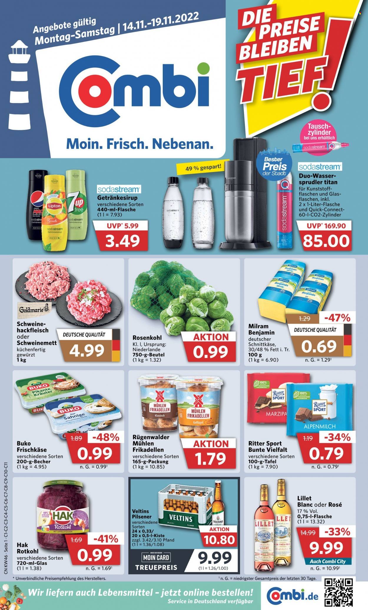 Combi Prospekte  - 14.11.2022 - 19.11.2022. Seite 1