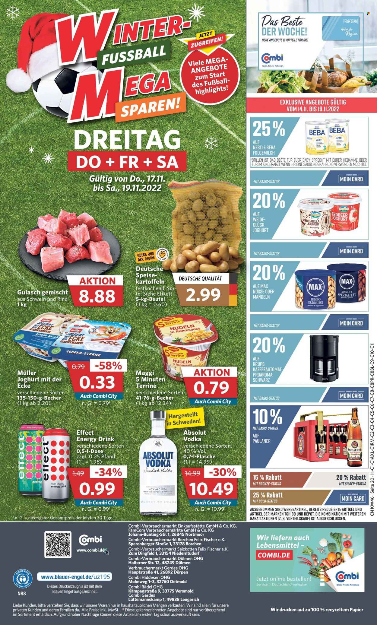 Combi Prospekte  - 14.11.2022 - 19.11.2022. Seite 20
