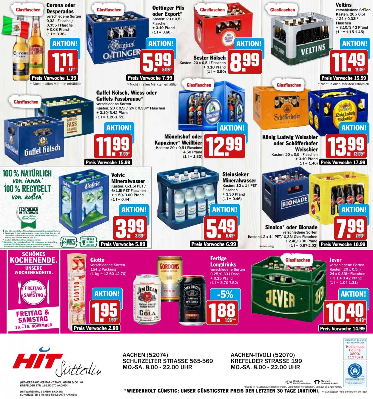 Hit Prospekte  - 14.11.2022 - 19.11.2022. Seite 16