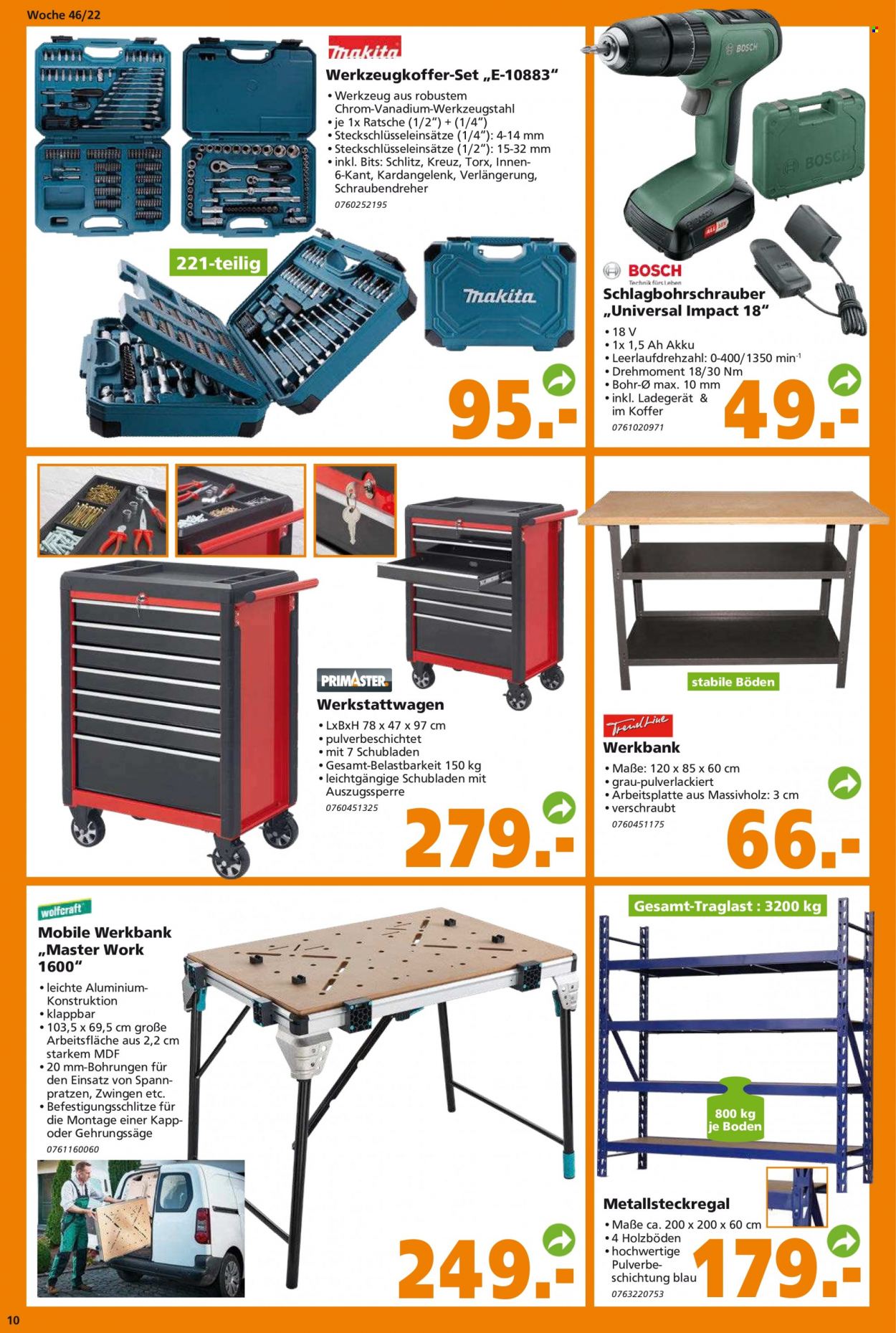 Globus Baumarkt Prospekte  - 14.11.2022 - 19.11.2022. Seite 10