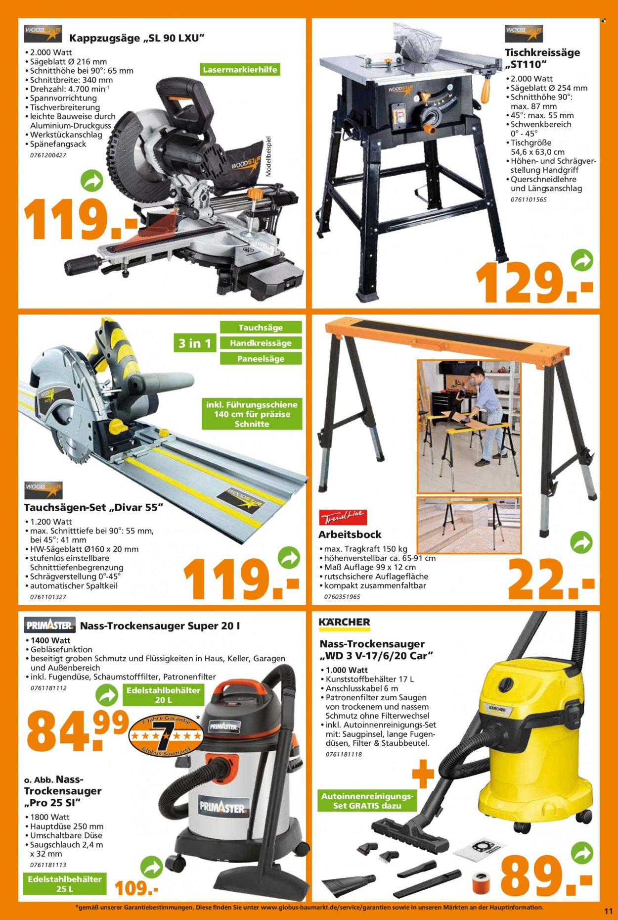 Globus Baumarkt Prospekte  - 14.11.2022 - 19.11.2022. Seite 11