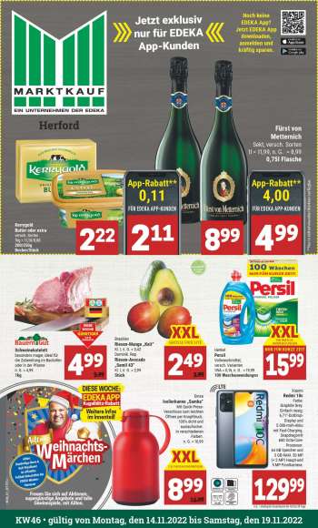 Prospekte Marktkauf - 14.11.2022 - 19.11.2022.